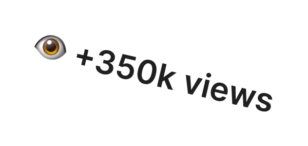 +350k views